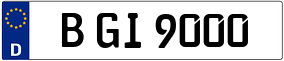 Truck License Plate